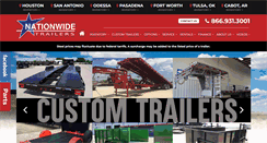 Desktop Screenshot of nationwidetrailers.com
