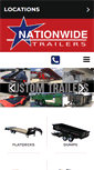 Mobile Screenshot of nationwidetrailers.com